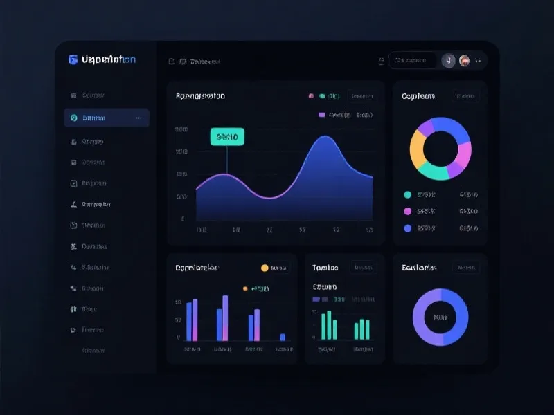 数据分析仪表盘展示